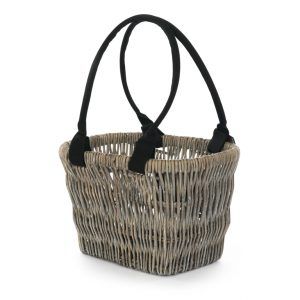 Grey Pedego Handlebar Wicker Basket