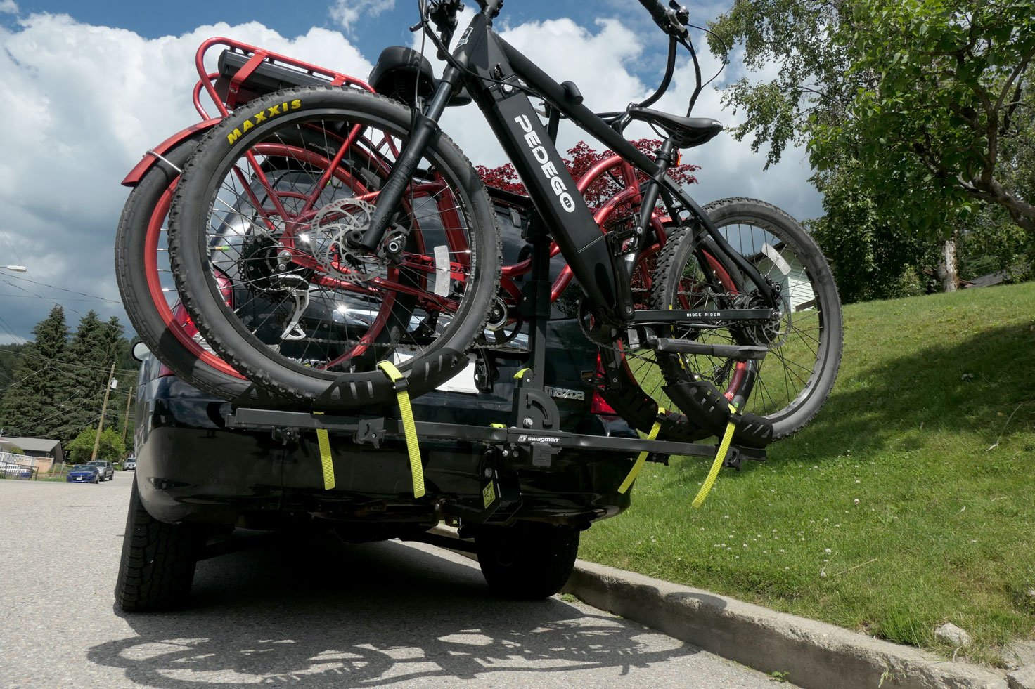 Swagman Current Bike Rack with Pedego Electric Bikes