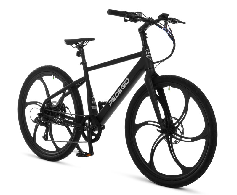 Pedego Avenue in Matte Black with Mag Wheels