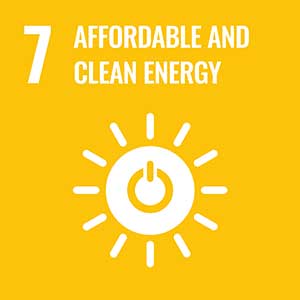 United Nations Sustainable Goal 7 is achieved through riding an electric bike