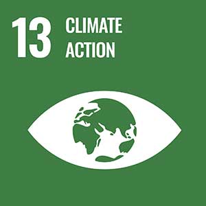 United Nations Sustainable Goal 13 is achieved through riding an electric bike